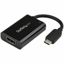 Adaptador USB C a HDMI Startech CDP2HDUCP            Negro 4K Ultra HD