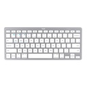 Teclado Inalámbrico Trust 24651 Qwerty US Plateado Monocromo