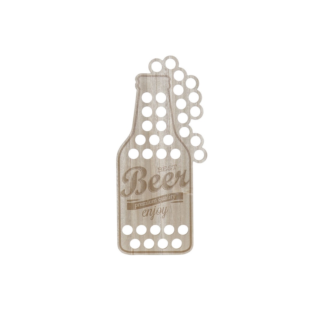 Decoración de Pared DKD Home Decor MDF Cerveza (25 x 1 x 55 cm)