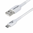 USB Cable Startech USB2AC3MNCWHE White 3 m