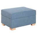 Footrest Home ESPRIT Blue Urban 70 X 50 X 40 CM