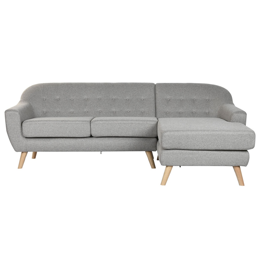Sofa Home ESPRIT Grey Cream Scandi 226 x 144 x 84 cm