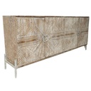 Aparador Home ESPRIT Blanco Madera de mango 180 x 40 x 80 cm