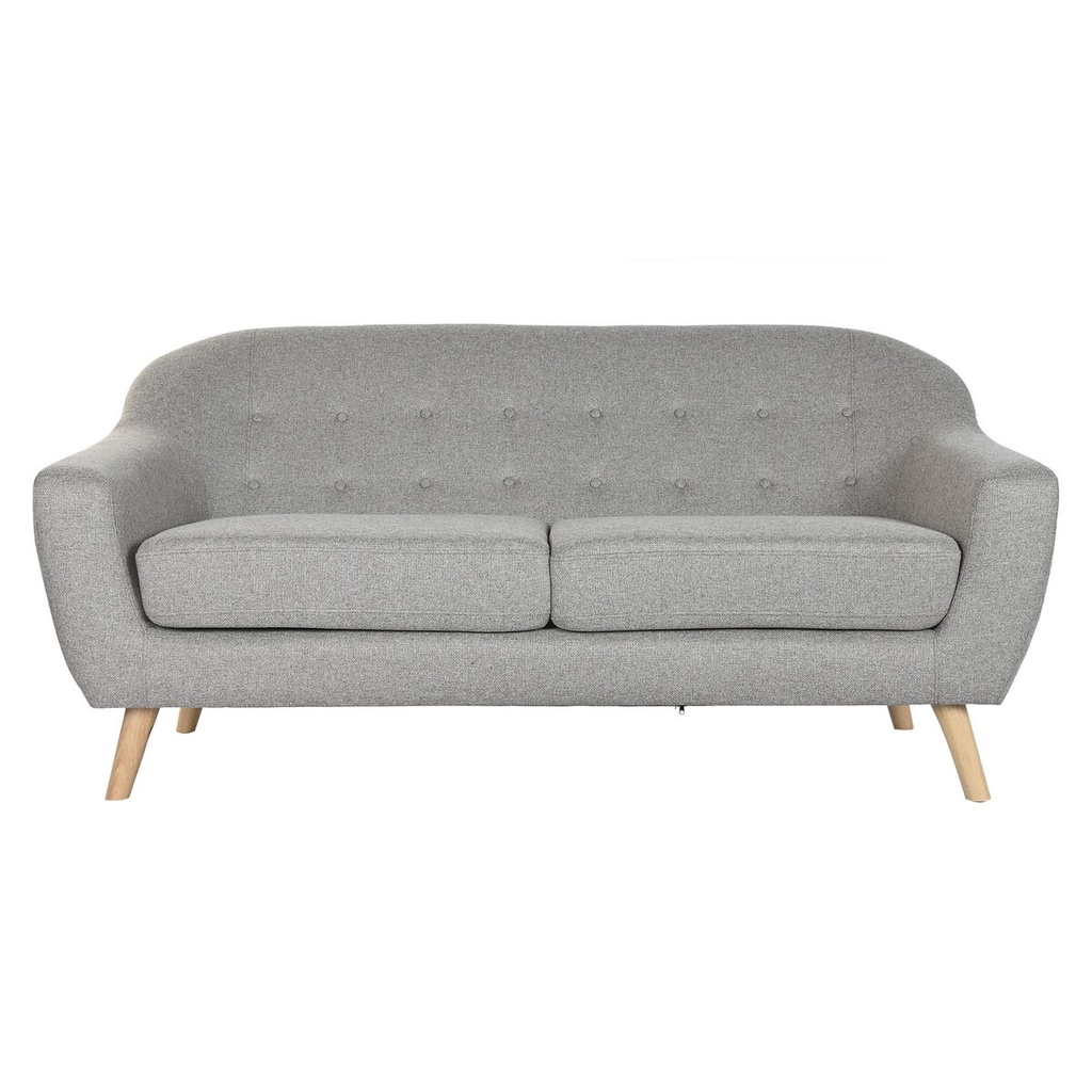 Sofá Home ESPRIT Gris Crema Natural Scandi 172 x 82 x 82 cm