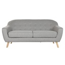 Sofa Home ESPRIT Grey Cream Natural Scandi 172 x 82 x 82 cm