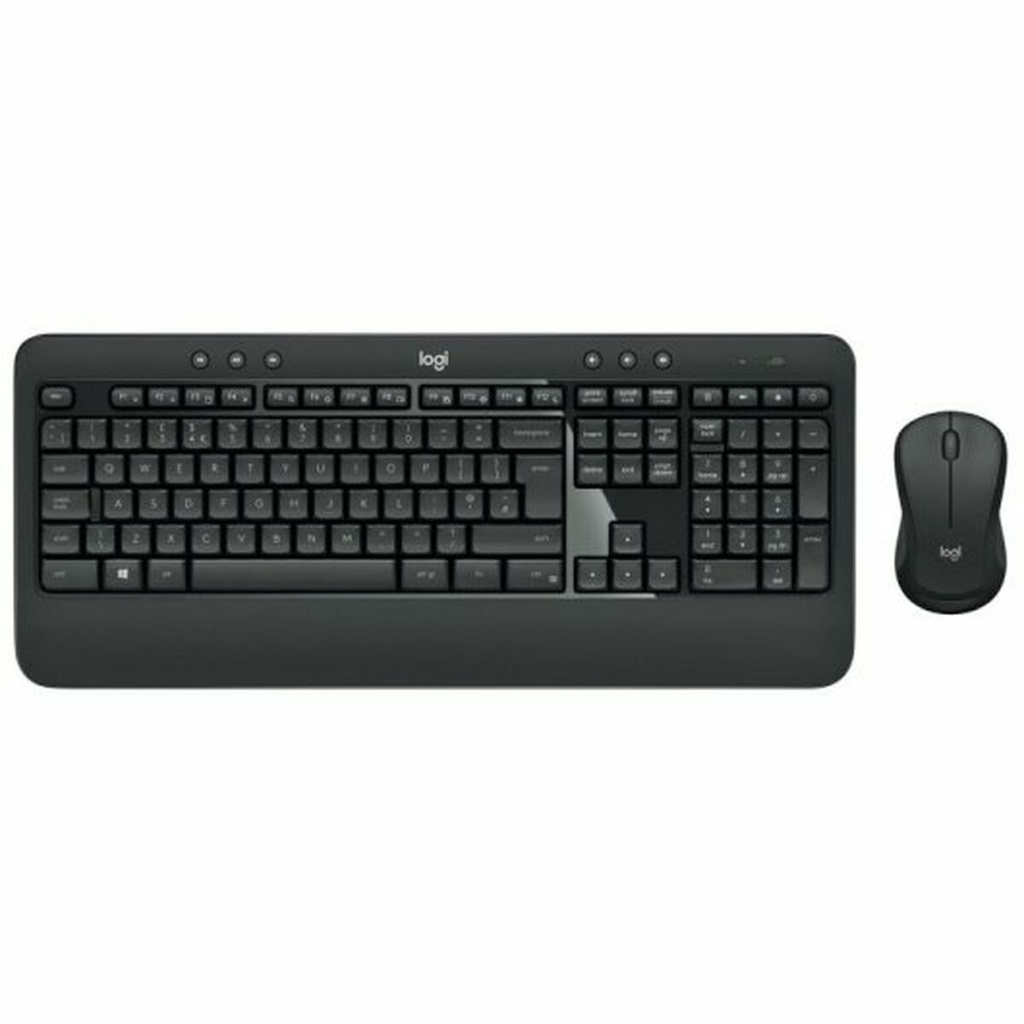 Keyboard and Mouse Logitech 920-008679 Italian QWERTY White Black