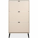 Shoe Rack VIGO 49A Beige 70 x 24 x 125 cm