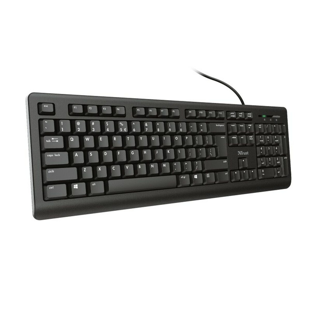 Teclado Trust 23883 PRIMO Negro Qwerty Español