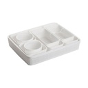 Multi-purpose basket Dem Plastic 34 x 28 x 6 cm 9 Pieces (9Units)