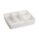 Multi-purpose basket Dem Plastic 34 x 28 x 6 cm 5 Pieces (5 Units)