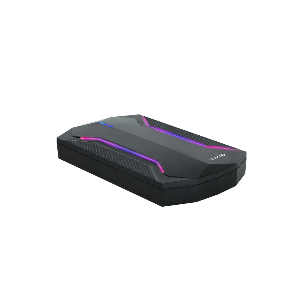 Carcasa para Disco Duro TooQ TQE-2599RGB Negro 2,5"