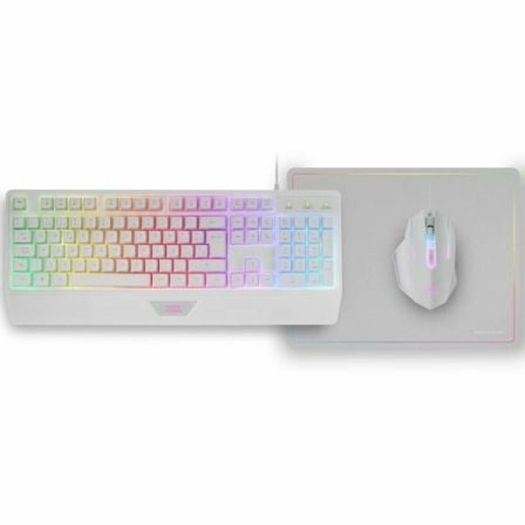 Teclado Mars Gaming MCP124WES Blanco