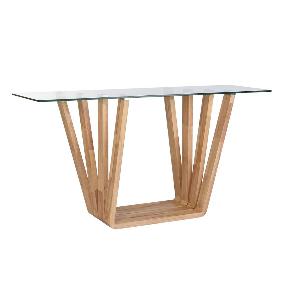 Recibidor DKD Home Decor Marrón Transparente 145 x 45 x 75 cm