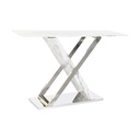 Recibidor DKD Home Decor Blanco Gris Plateado 120 x 40 x 75 cm