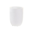 Glass DKD Home Decor White Cement 8 x 8 x 10,5 cm