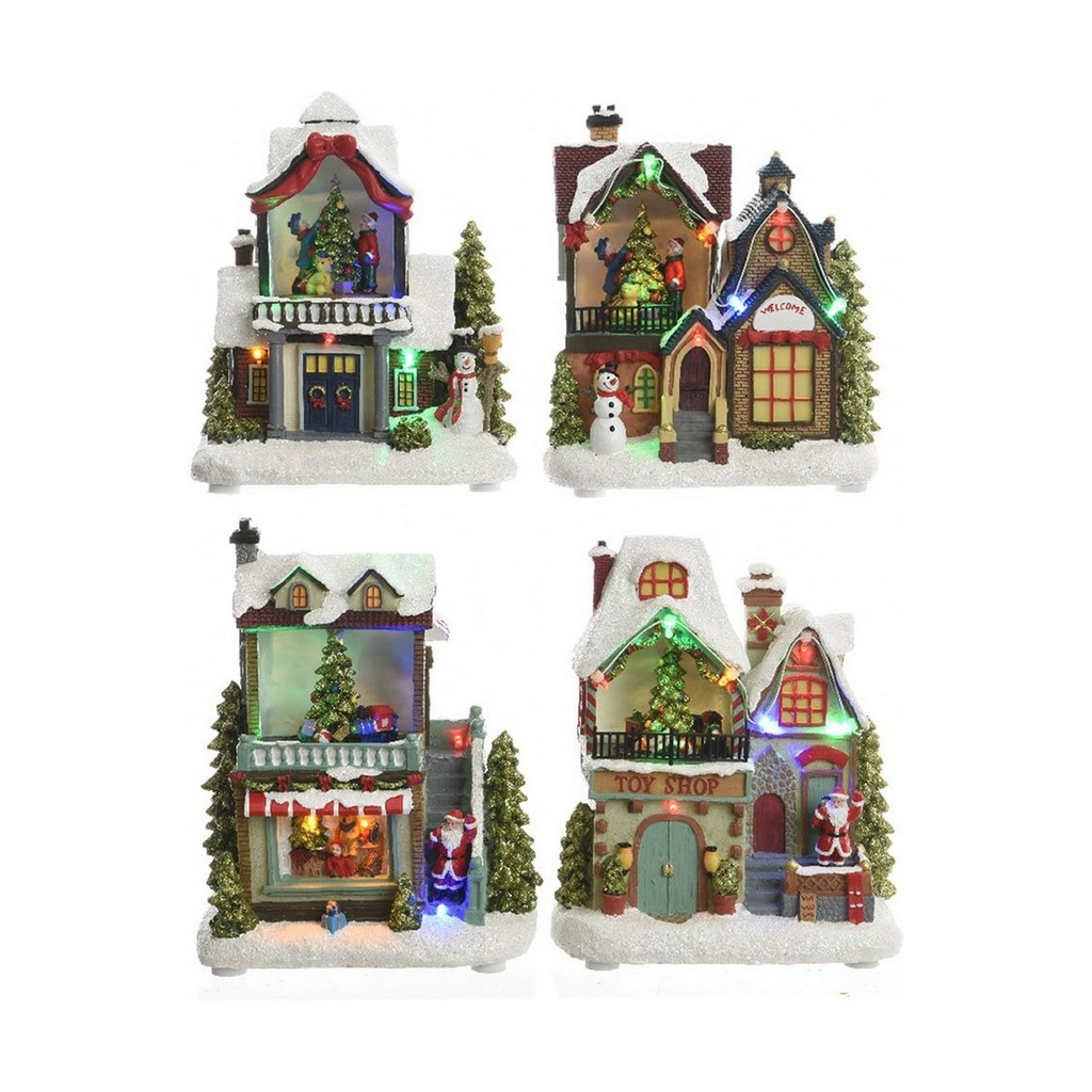 Decoración luminosa Lumineo Navidad 14 x 9 x 20 cm (3 Unidades)
