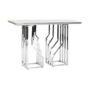 Recibidor DKD Home Decor Blanco Plateado 120 x 40 x 78 cm