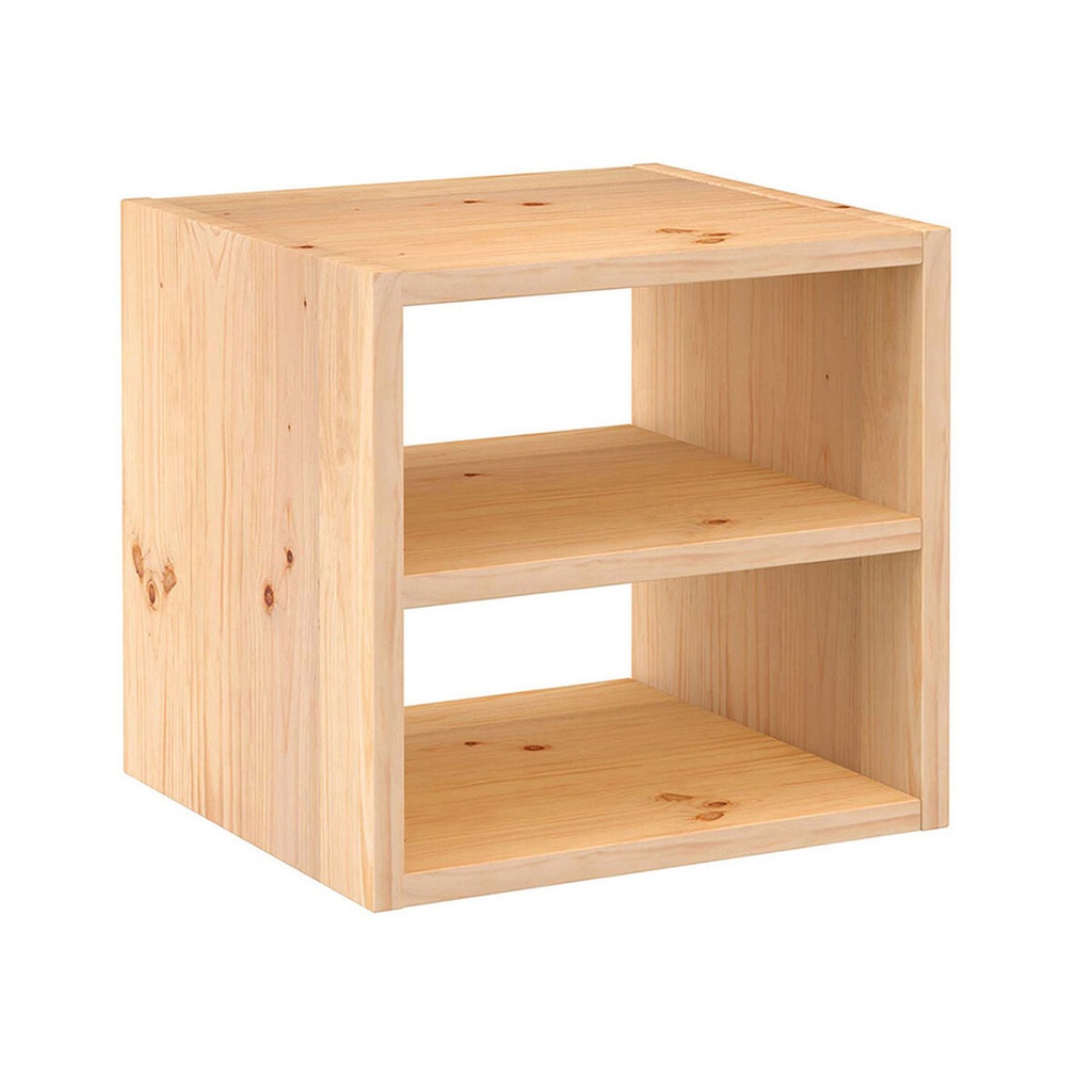 Estantería Astigarraga Dinamic 1 Marrón Natural Pino 36,2 x 33 x 36,2 cm Cubos Modular