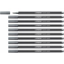 Felt-tip pens Stabilo Pen 68 metallic (10 Pieces)