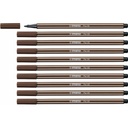 Rotuladores Stabilo Pen 68 Marrón (10 Piezas)