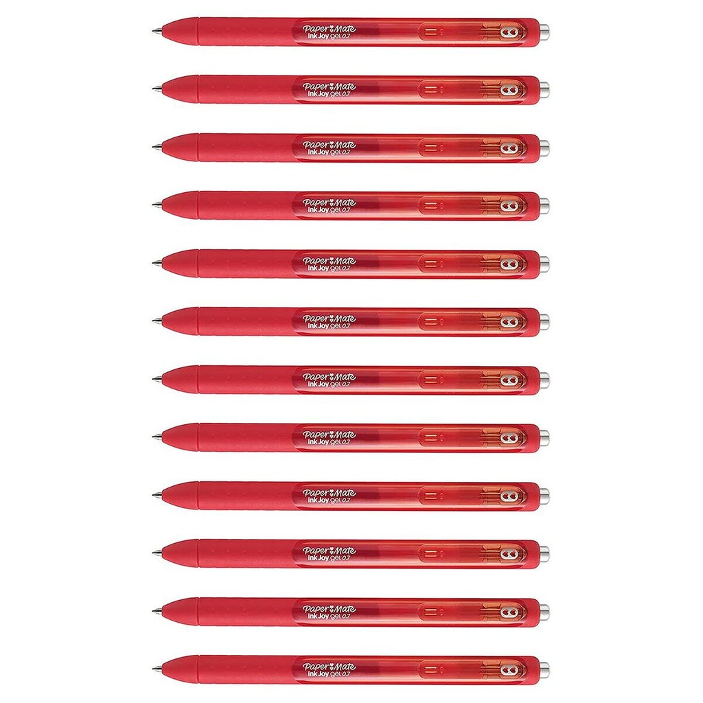 Bolígrafo de gel Paper Mate InkJoy Gel Rojo 12 Unidades