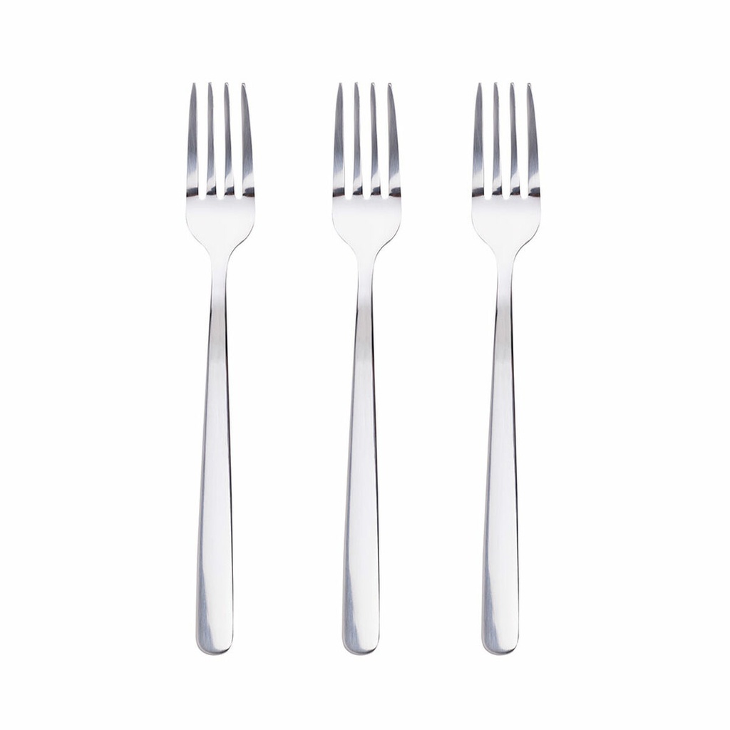Set de Tenedores para Postre San Ignacio Root SG7780 Acero Inoxidable Mate (3 Unidades)
