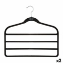 Percha Múltiple para Pantalones 5five Simply Smart Negro Nailon ABS 44,8 x 41,5 cm Pantalones