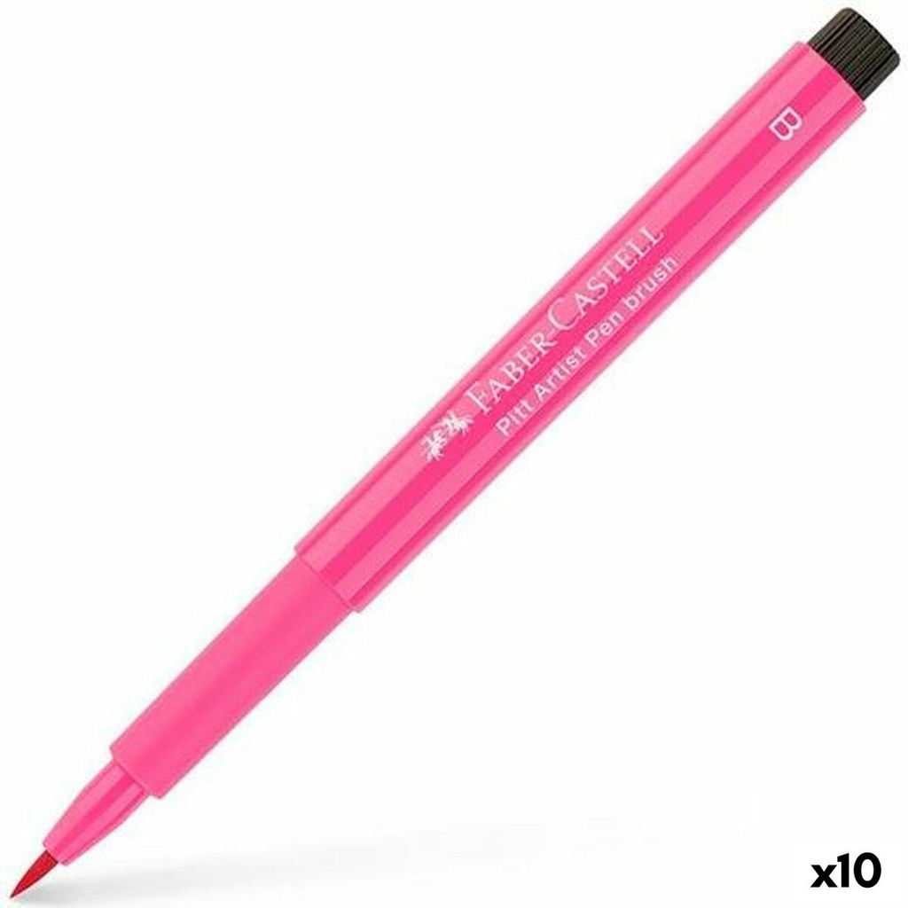 Rotuladores Faber-Castell Pitt Artist Rosa claro (10 Unidades)