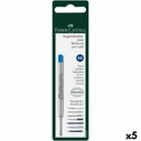 Recambios Faber-Castell Bolígrafo 0,6 mm Azul (5 Unidades)