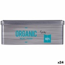 Caja para Infusiones Kinvara Organic Tea Gris Hojalata 11 x 7,1 x 18 cm (24 Unidades)