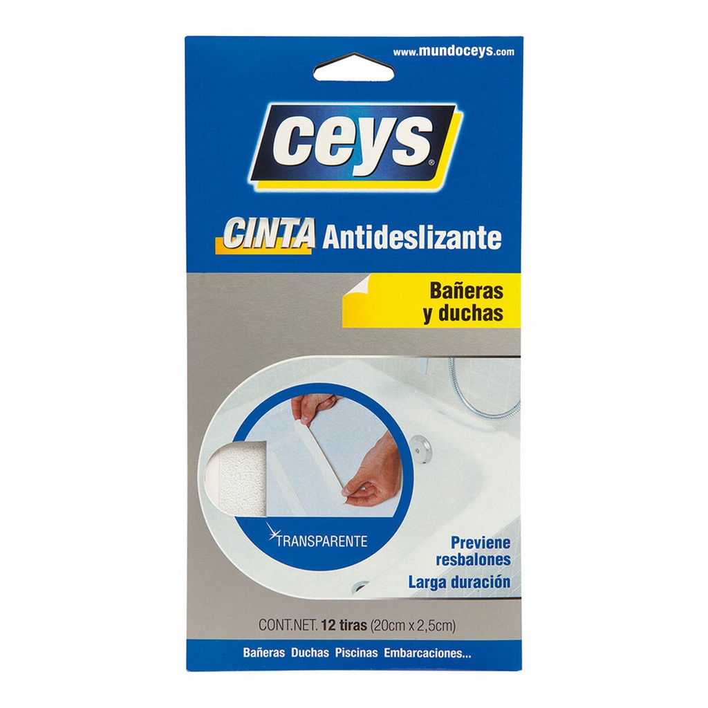 Antideslizante Ceys Transparente Caucho
