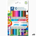 Set de Rotuladores Staedtler Noris 3280 Multicolor (10 Unidades)