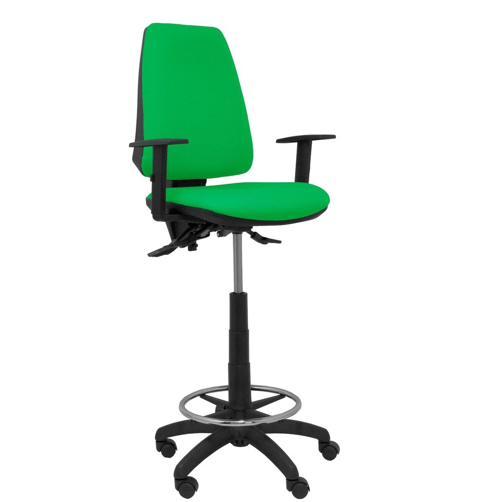Taburete Elche Piqueras y Crespo 15B10RN Verde PVC
