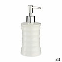 Soap Dispenser Berilo DW20800-B White Metal Ceramic Waves 260 ml (12 Units)