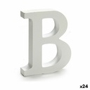 Letra Pincello B Blanco 2 x 16 x 14,5 cm (24 Unidades)