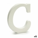Letra Pincello C Blanco 1,8 x 21 x 17 cm (12 Unidades)