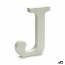 Letra Pincello J Blanco 1,8 x 21 x 17 cm (12 Unidades)