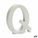 Letra Pincello Q Blanco 2 x 16 x 14,5 cm (24 Unidades)