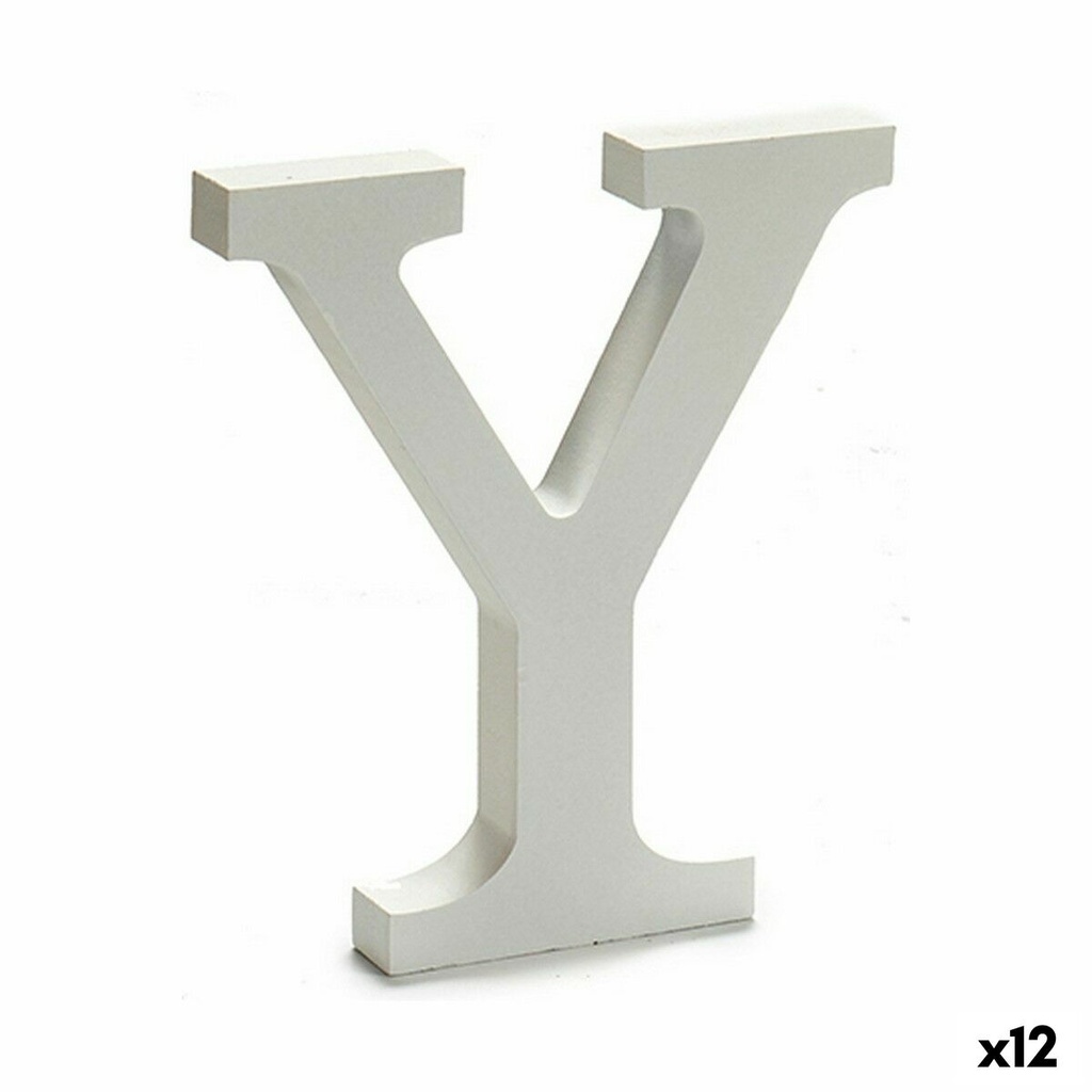 Letra Pincello Y Blanco 1,8 x 21 x 17 cm (12 Unidades)
