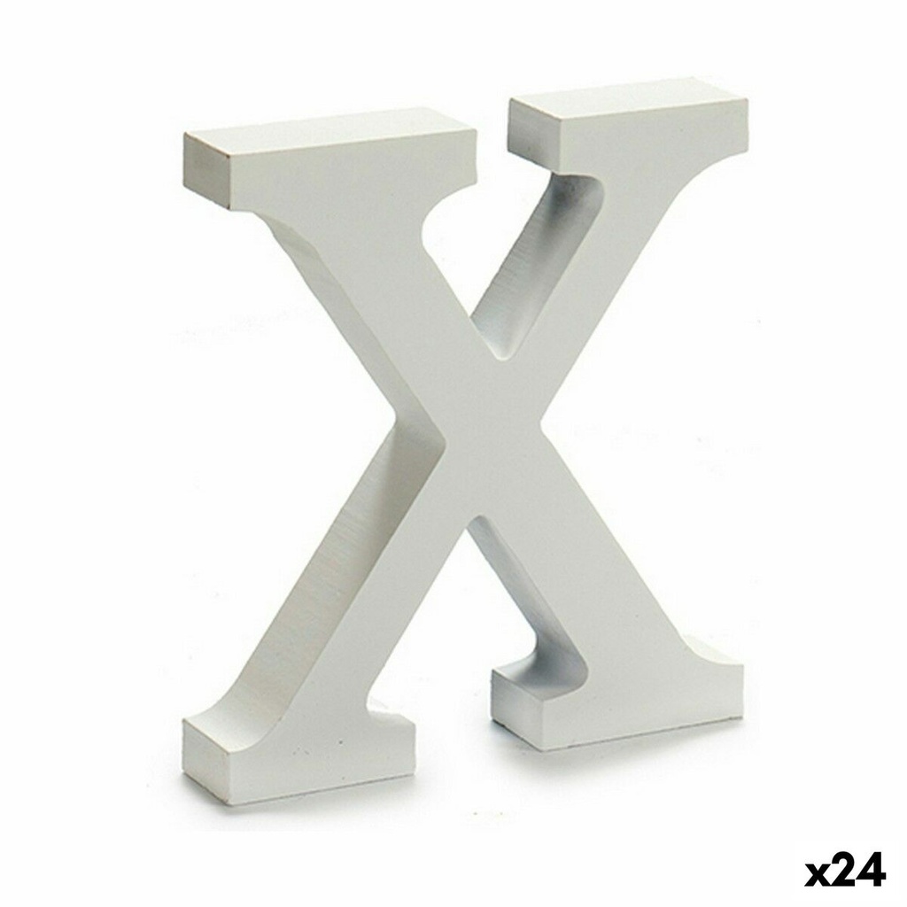 Letra Pincello X Blanco 2 x 16 x 14,5 cm (24 Unidades)