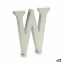 Letra Pincello W Blanco 1,8 x 21 x 17 cm (12 Unidades)