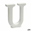 Letra Pincello U Blanco 2 x 16 x 14,5 cm (24 Unidades)