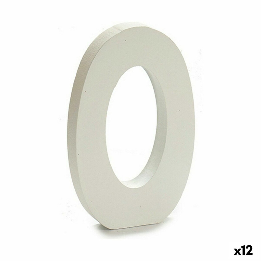Number Pincello White 1,8 x 21 x 17 cm (12 Units)