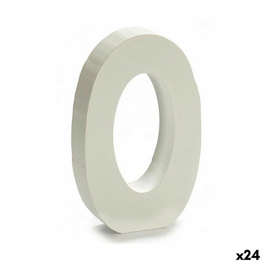 Número Pincello Blanco 2 x 16 x 14,5 cm (24 Unidades)