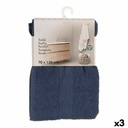Bath towel Berilo 5313 Blue 80 % cotton 20 % Polyester 70 x 0,5 x 130 cm (3 Units)
