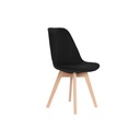 Silla DKD Home Decor Negro 48 x 56 x 83 cm