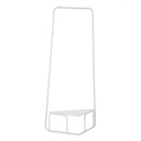 Perchero 81 x 38 x 182 cm Metal Blanco