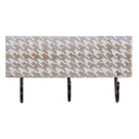 Perchero de Pared 30 x 7 x 16 cm Metal Madera