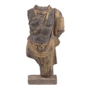 Decorative Figure Brown Golden Warrior 38 x 22 x 76 cm