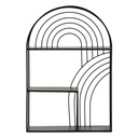 Shelves 51 x 13 x 76,5 cm Black Metal